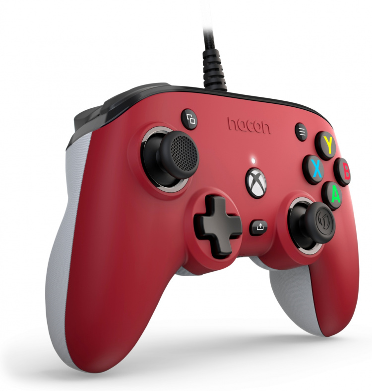 Nacon Pro Compact kablet spillkontroller, rød, Xbox / PC