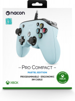 Nacon Pro Compact kablet spillkontroller, lyseblå, Xbox / PC