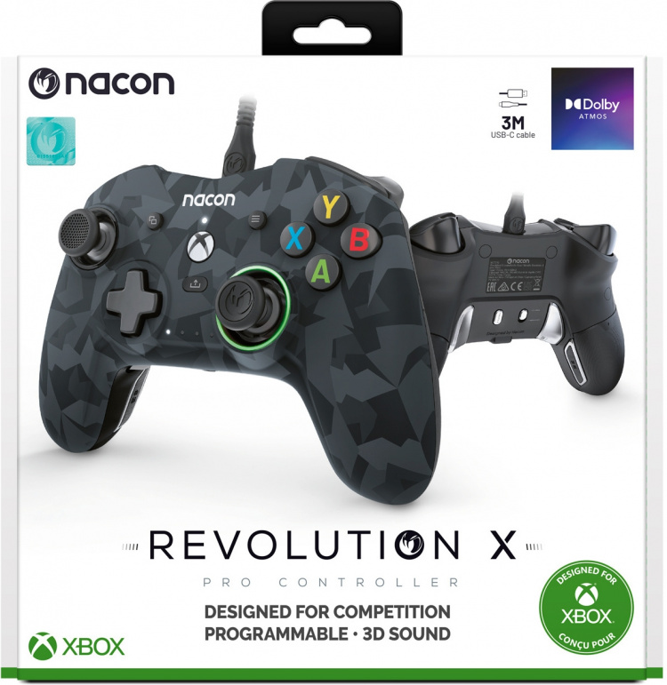 Nacon Revolution X Pro Controller, Urban Camo, Xbox Series S/X / PC Nacon Revolution X Pro Controller, Urban Camo, Xbox Series S/X / PC