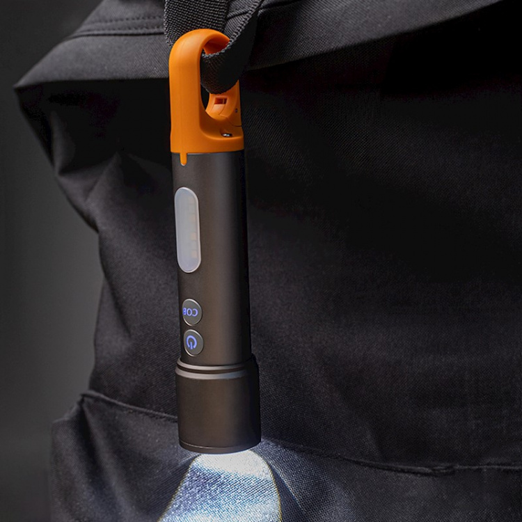 Forever Light TRAVELER - oppladbar LED-lommelykt med flere lysmoduser, 1200 mAh, USB-C