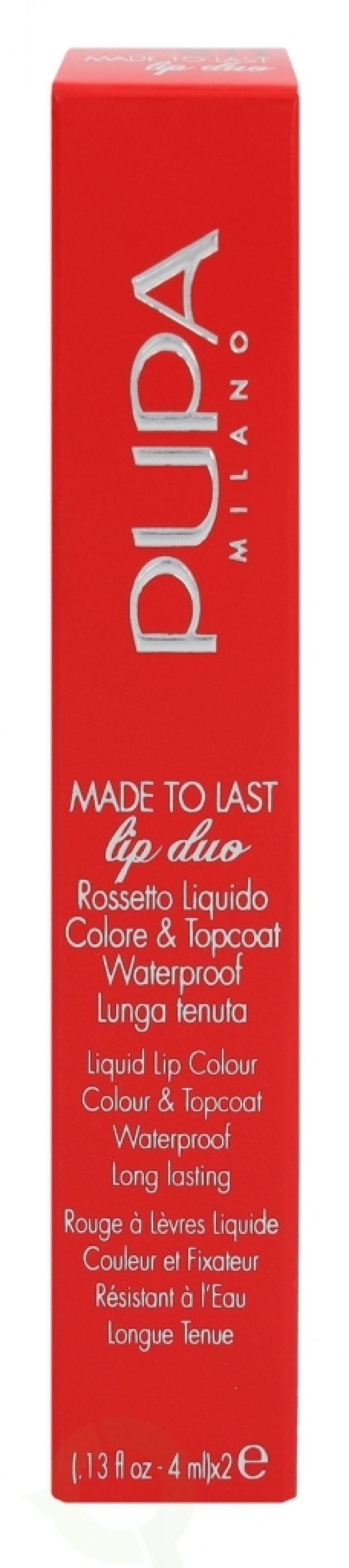 Pupa Milano Pupa Made To Last Waterproof Lip Duo 8 ml #011 Natural Brown/2x4ml