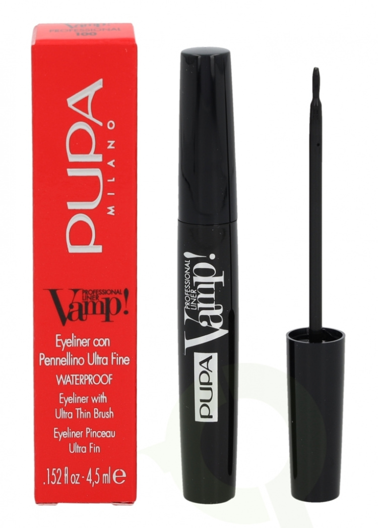 Pupa Milano Pupa Vamp! Professional Liner 4,5 ml #100 Extra Black + Waterproof