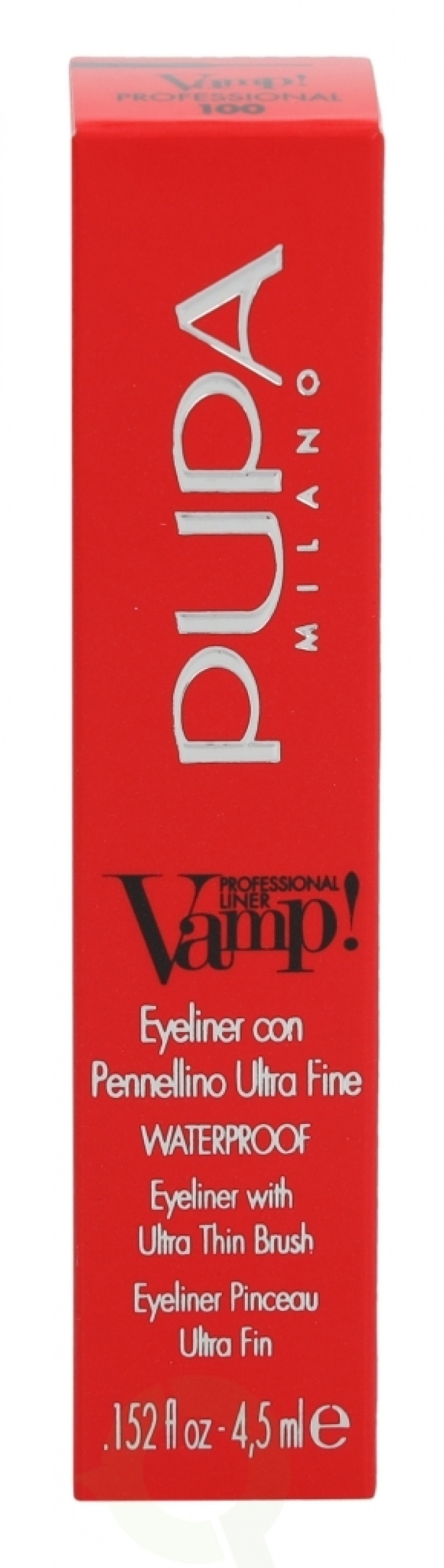 Pupa Milano Pupa Vamp! Professional Liner 4,5 ml #100 Extra Black + Waterproof