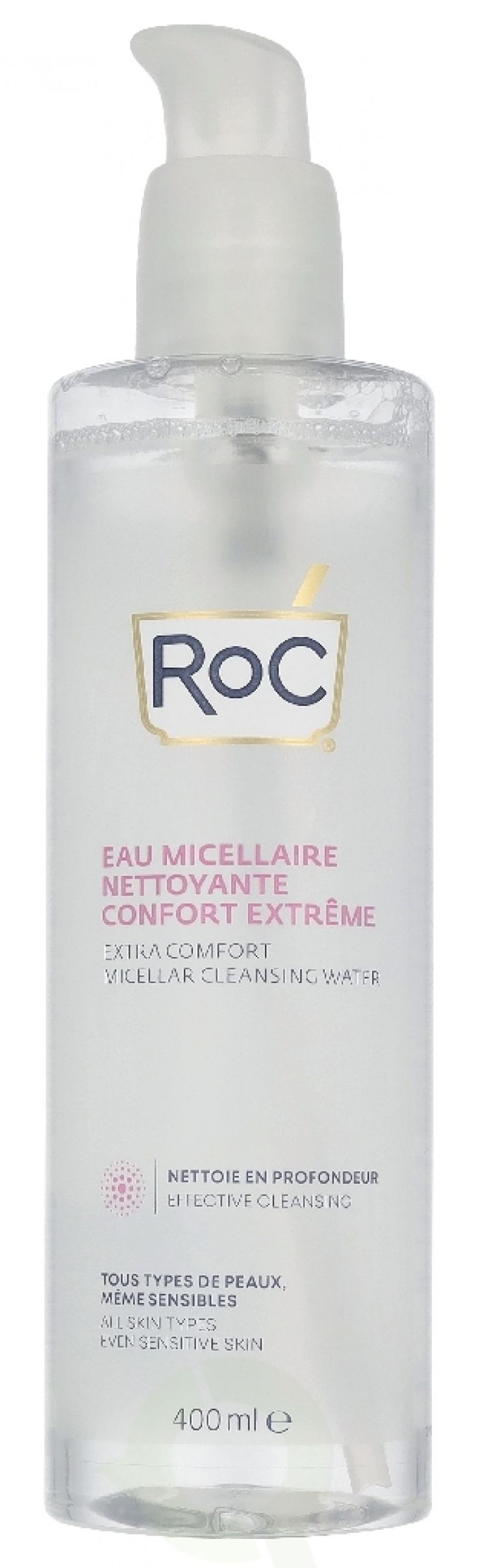 ROC Micellar Extra Comfort Cleansing Water 400 ml Sensitive Skin, Face And Eyes