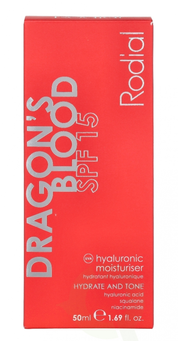 Rodial Dragons Blood Hyaluronic Moisturiser SPF15 50 ml Hydrate And Tone