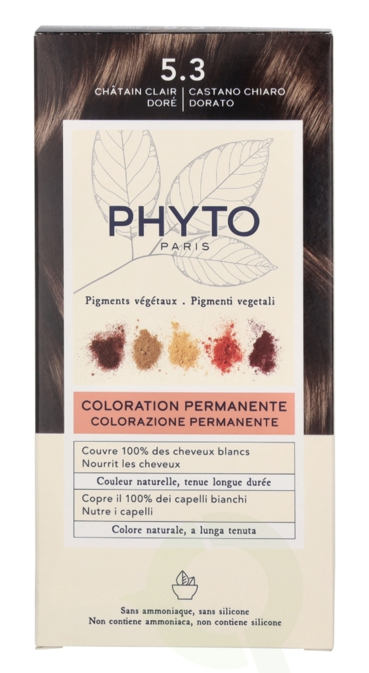 Phyto Phytocolor Permanent Color 112 ml #5.3 Light Golden Brown