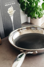Heirol Pro Steelsafe stekepanne, rustfritt stål + non-stick-belegg, 24 cm. Heirol Pro Steelsafe stekepanne, rustfritt stål + non-stick-belegg, 24 cm.