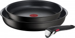 Tefal Ingenio Eco Resist stekepannesett, 3 deler