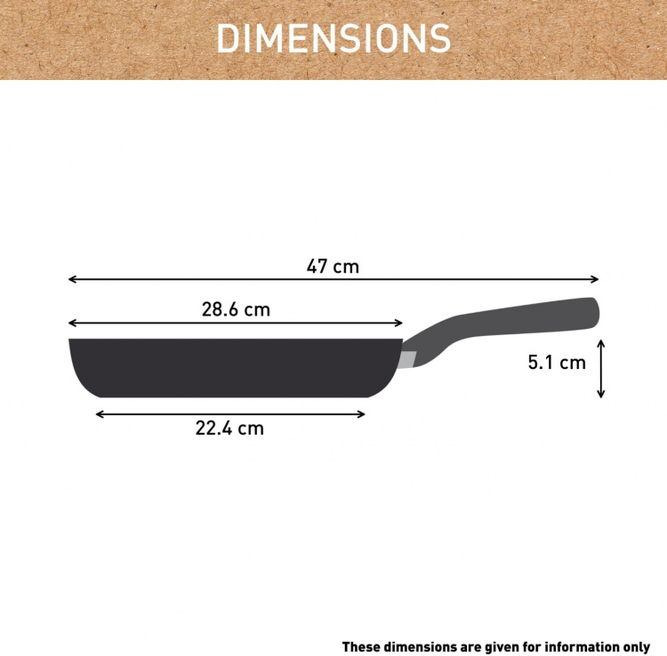 Tefal (RE)NEW+ stekepanne, 28 cm, keramisk belegg, grå.