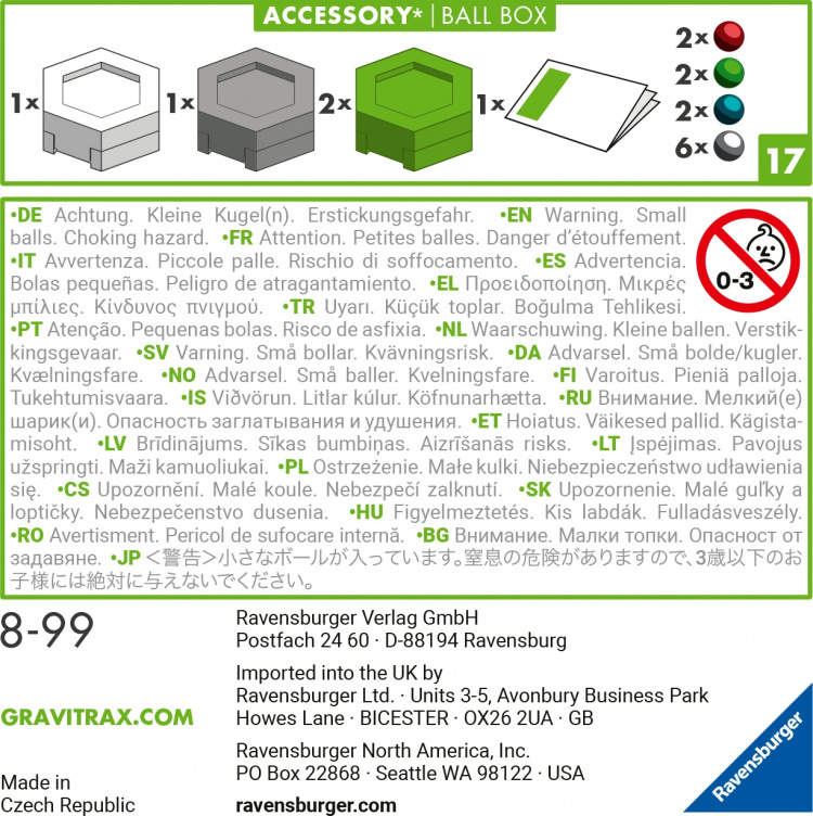 GraviTrax Tilbehør Ballboks