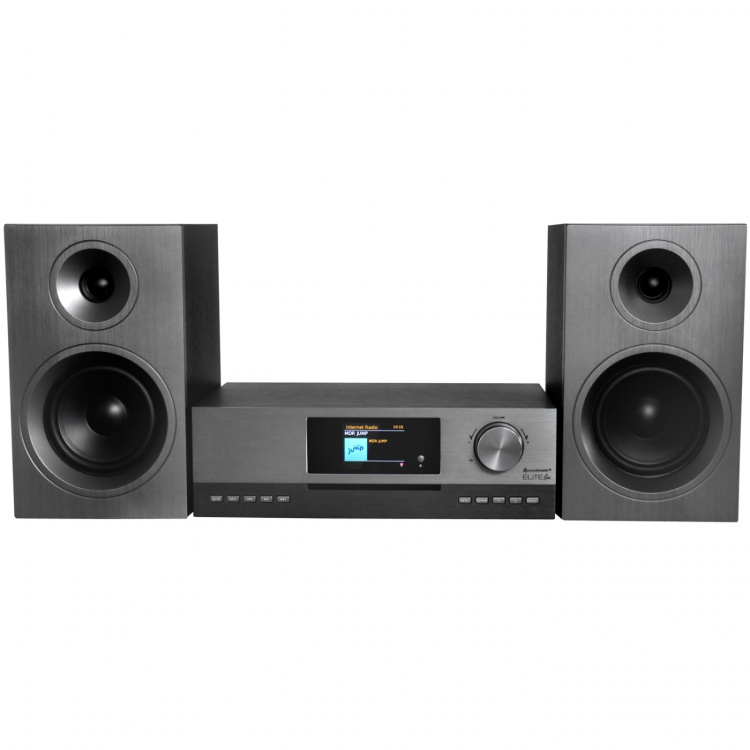 Soundmaster Stereo HiFi musikksenter ICD5000SW med WLAN internett/DAB+/FM-radio, CD/MP3, USB, Bluetooth®, APP-kontroll