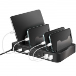 LogiLink Ladestasjon 10 porter 6stk USB-C + 4stk USB-A PD/QC3.0 120W