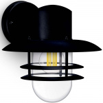 Philips Inyma Veggarmatur (E27-sokkel) IP44 Svart Philips Inyma Veggarmatur (E27-sokkel) IP44 Svart