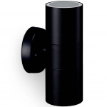 Philips Kylis veggarmatur Opp-/Nedlys (2xGU10-sokkel) IP44 Rustfritt stål Svart Philips Kylis veggarmatur Opp-/Nedlys (2xGU10-sokkel) IP44 Rustfritt stål Svart