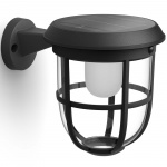 Philips Radii solcellevegglampe med ultraeffektiv LED 250lm svart