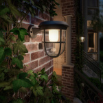 Philips Radii solcellevegglampe med ultraeffektiv LED 250lm svart