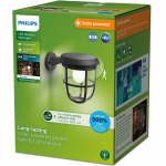 Philips Radii solcellevegglampe med ultraeffektiv LED 250lm svart
