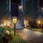 Philips Radii Solcell Ultra Efficient LED-hagebelysning 250lm svart