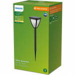 Philips Vapora solcelledrevet hagelampe LED 200lm svart Philips Vapora solcelledrevet hagelampe LED 200lm svart