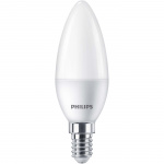 Philips 3-pakning LED E14 Crown 5W (40W) Frost 470lm Philips 3-pakning LED E14 Crown 5W (40W) Frost 470lm