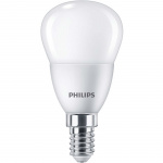 Philips 4-pakning LED E14 Sphere P45 5W (40W) Frost 470lm