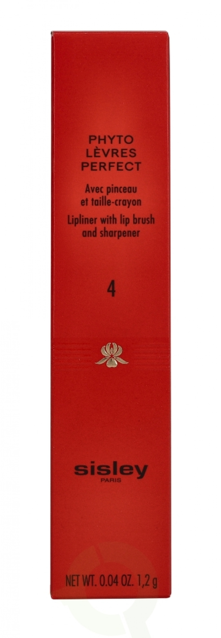 Sisley Phyto-Levres Perfect Lipliner 1.2 gr #04 Rose Passion - With Lip Brush And Sharpener