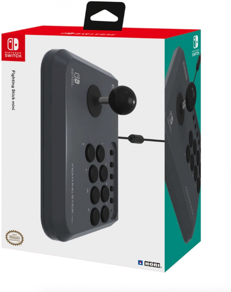 Hori Fighting Stick Mini spillkontroller, Switch / PC