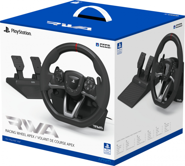 Hori RWA Racing Wheel APEX - rattkontroll, PS4 / PS5 Hori RWA Racing Wheel APEX - rattkontroll, PS4 / PS5