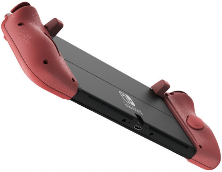Hori Split Pad Compact spillkontroller, rød, Switch / Switch OLED Hori Split Pad Compact spillkontroller, rød, Switch / Switch OLED