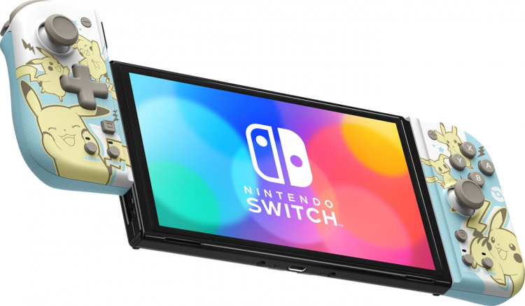 Hori Split Pad Compact Game Controller, Pikachu, Switch / Switch OLED
