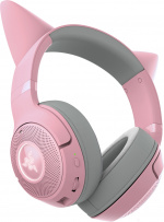 Razer Kraken Kitty V2 Bluetooth-hodesett for spilling, rosa