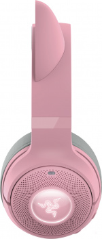 Razer Kraken Kitty V2 Bluetooth-hodesett for spilling, rosa