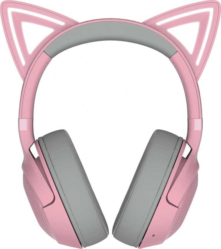Razer Kraken Kitty V2 Bluetooth-hodesett for spilling, rosa