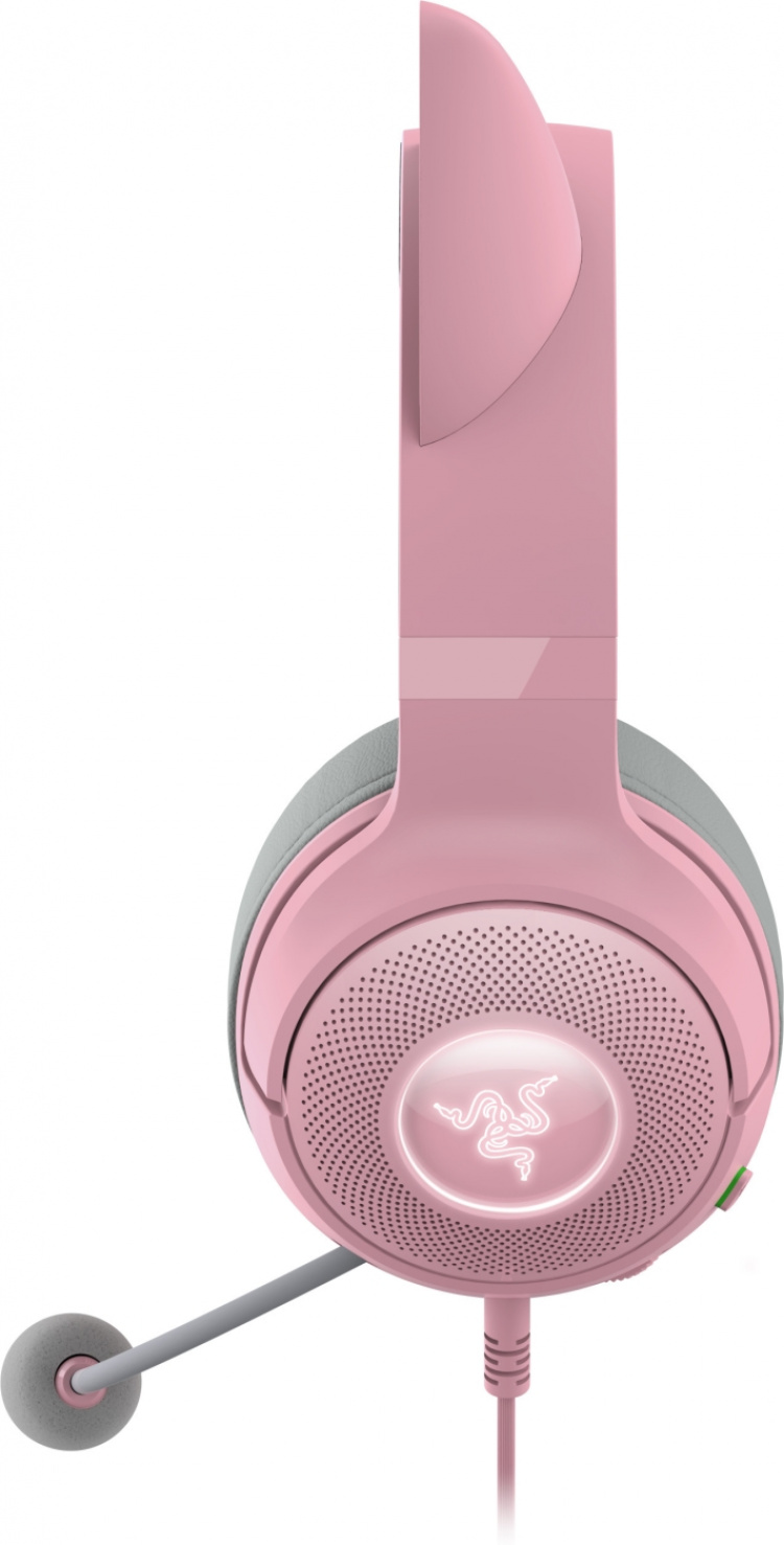 Razer Kraken Kitty V2 Gaming-hodesett, rosa