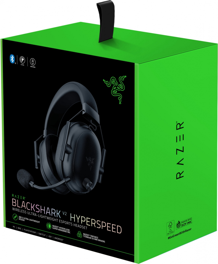 Razer Blackshark V2 Hyperspeed spillhodesett Razer Blackshark V2 Hyperspeed spillhodesett
