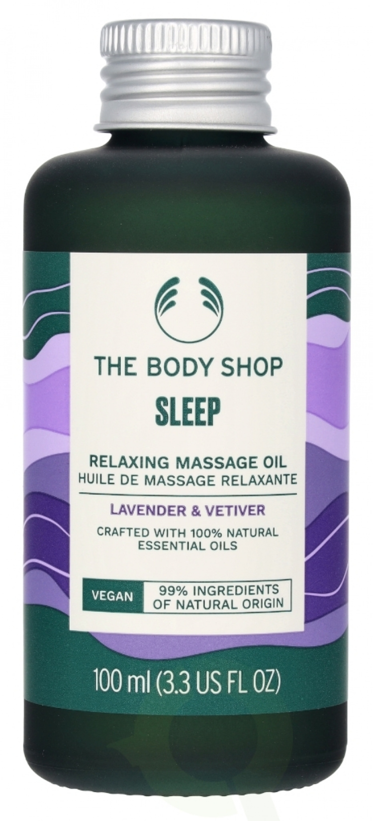 The Body Shop Søvnavslappende massasjeolje 100 ml Lavendel & Vetiver
