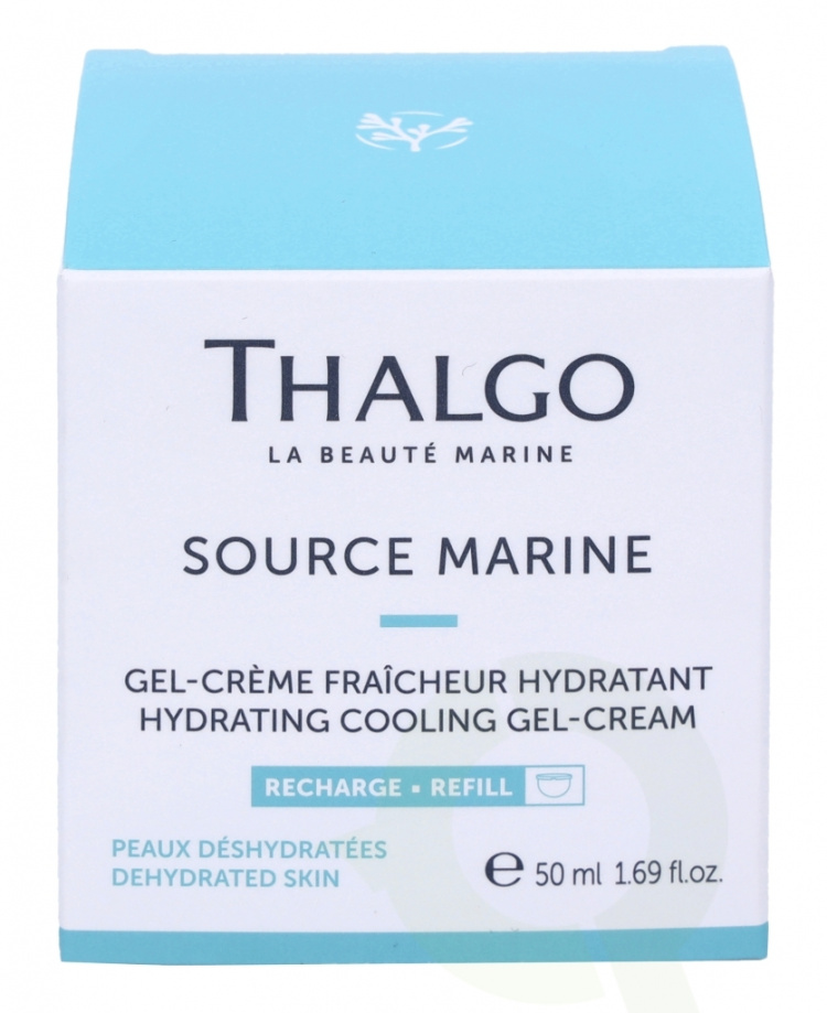 Thalgo Source Marine Hydrating Cooling Gel-Cream - Refill 50 ml Dehydrert hud