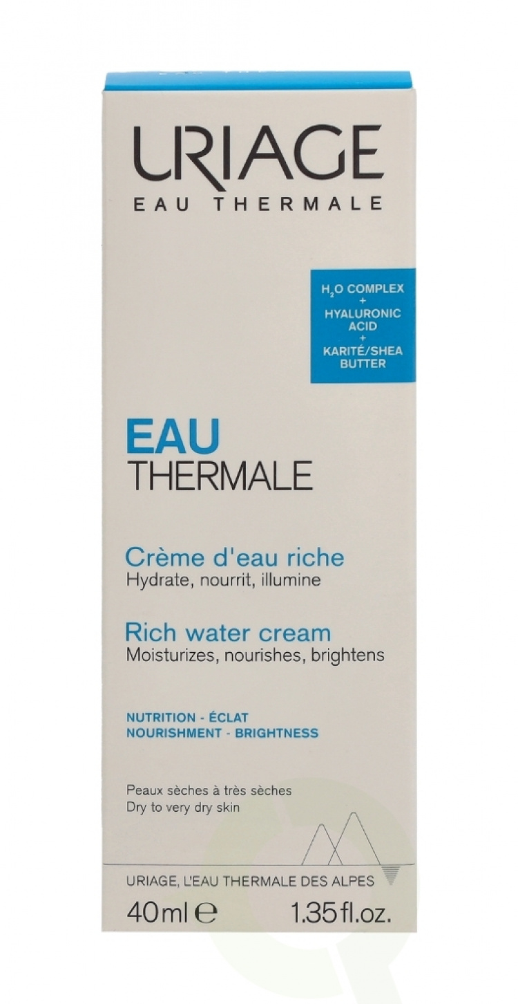 Uriage Rich Water Cream 40 ml Dry To Very Dry Skin