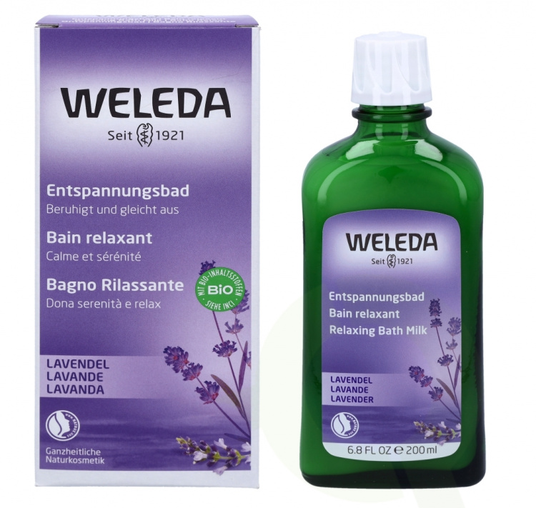 Weleda Lavender Relaxing Bath Milk 200 ml