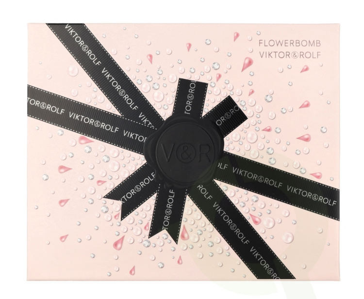 Viktor & Rolf Flowerbomb Giftset 120 ml Edp Spray 30ml/Body Lotion 50ml/Body Ceam 40ml