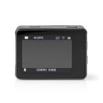 Nedis handling Cam | Dobbel Skjerm | 4K@30fps | 16 MPixel | Vanntett opptil: 30.0 m | 90 min | Wi-Fi | App tilgjengelig for: Android™ / IOS | Montering inkludert | Sort Nedis handling Cam | Dobbel Skjerm | 4K@30fps | 16 MPixel | Vanntett opptil: 30.0 m | 90 min | Wi-Fi | App tilgjengelig for: Android™ / IOS | Montering inkludert | Sort