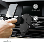 Nedis Wireless Car Charger | 7.5 / 10 / 15 W | 1.5 / 1.67 / 2 A | 1.00 m | FOD / Over aktuell / Overopphetningsbeskyttelse / Overspenning | USB Type-C™ | Inkludert kabel Nedis Wireless Car Charger | 7.5 / 10 / 15 W | 1.5 / 1.67 / 2 A | 1.00 m | FOD / Over aktuell / Overopphetningsbeskyttelse / Overspenning | USB Type-C™ | Inkludert kabel