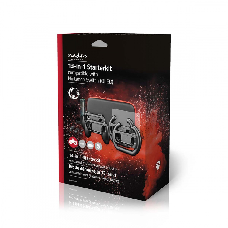 Nedis Gaming startsett | Kompatibel med: Nintendo Switch (OLED) | 13-in-1