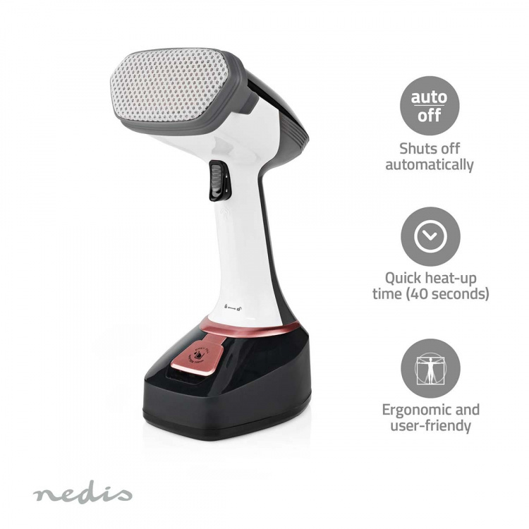 Nedis Garment Steamer | 1400 W | 0.32 l | Avtakbar vannbeholder | 25 g/m