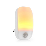 Nedis Plug-In LED Night Light | Bevegelsessensor | Dag/natt sensor | 0.55 W | 11 lm | Varm Hvit Nedis Plug-In LED Night Light | Bevegelsessensor | Dag/natt sensor | 0.55 W | 11 lm | Varm Hvit