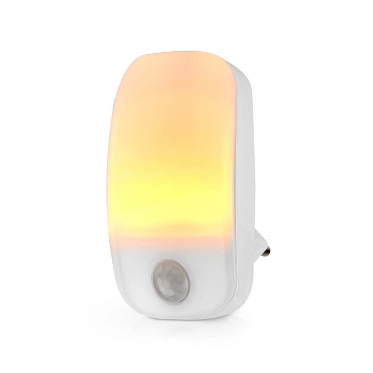 Nedis Plug-In LED Night Light | Bevegelsessensor | Dag/natt sensor | 0.55 W | 11 lm | Varm Hvit Nedis Plug-In LED Night Light | Bevegelsessensor | Dag/natt sensor | 0.55 W | 11 lm | Varm Hvit