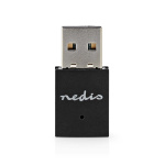 Nedis Network Dongle | Wi-Fi | N300 | 2.4 GHz | USB2.0 | Wi-Fi hastighet totalt: 300 Mbps | Windows 10 / Windows 11 / Windows 8 Nedis Network Dongle | Wi-Fi | N300 | 2.4 GHz | USB2.0 | Wi-Fi hastighet totalt: 300 Mbps | Windows 10 / Windows 11 / Windows 8