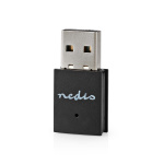 Nedis Network Dongle | Wi-Fi | N300 | 2.4 GHz | USB2.0 | Wi-Fi hastighet totalt: 300 Mbps | Windows 10 / Windows 11 / Windows 8 Nedis Network Dongle | Wi-Fi | N300 | 2.4 GHz | USB2.0 | Wi-Fi hastighet totalt: 300 Mbps | Windows 10 / Windows 11 / Windows 8