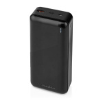 Nedis Power Bank | 32000 mAh | 2.4 / 3.0 / 3.25 A | Antall utganger: 2 | Utgangstilkobling: 1x USB-A / 1x USB-C™ | Inngangstilkobling: 1x Micro USB / 1x USB-C™ | PD3.0 45W / PD3.0 65W | Lithium-Polymer Nedis Power Bank | 32000 mAh | 2.4 / 3.0 / 3.25 A | Antall utganger: 2 | Utgangstilkobling: 1x USB-A / 1x USB-C™ | Inngangstilkobling: 1x Micro USB / 1x USB-C™ | PD3.0 45W / PD3.0 65W | Lithium-Polymer