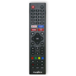 Nedis Utskifting Fjernkontroll | Egnet for: Hi-Sense | Forprogrammert | 1 Enhet | Amazon Prime / Disney + Button / Netflix Knapp / Rakuten TV Button | Infrarød | Sort
